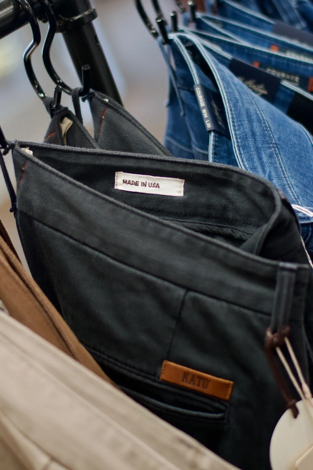 Premium denim and trouser detail
