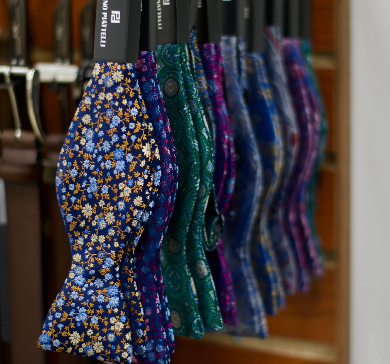 Colorful tie collection at Jason Louis Green Bay