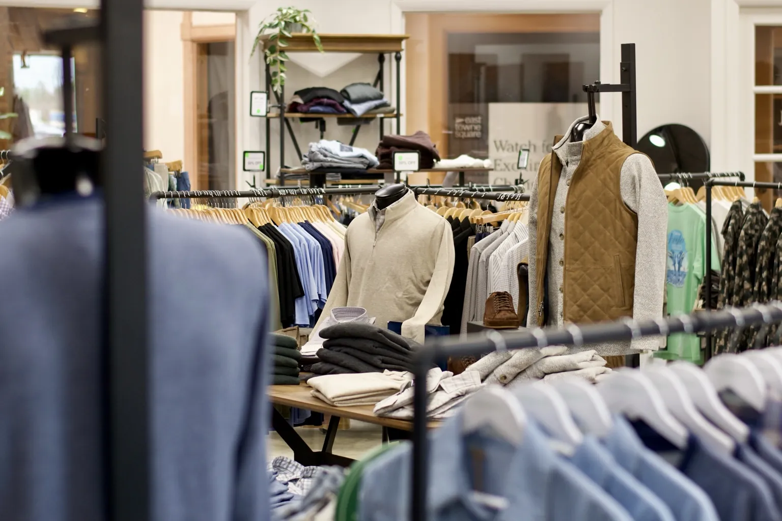 Current seasonal collection inside Jason Louis Mequon