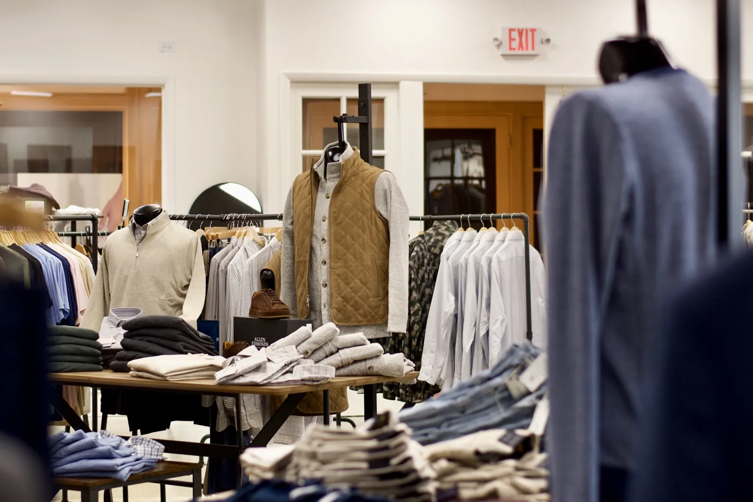 Current seasonal collection inside Jason Louis Mequon